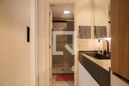 Banheiro da Suíte de apartamento para alugar com 1 quarto, 50m² em Consolação, São Paulo