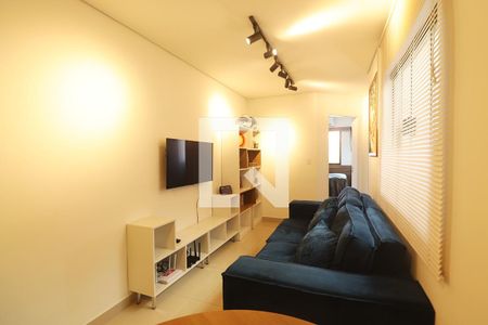 Sala de apartamento para alugar com 2 quartos, 100m² em Bangú, Santo André