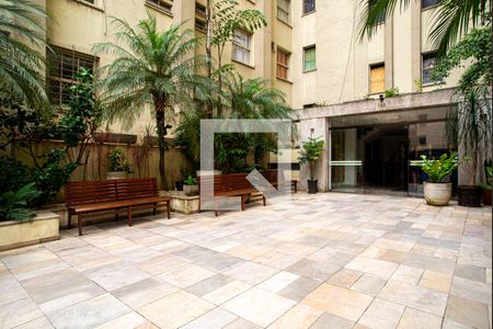 Apartamento para alugar com 42m², 1 quarto e sem vagaÁrea comum - Hall de entrada do edifício