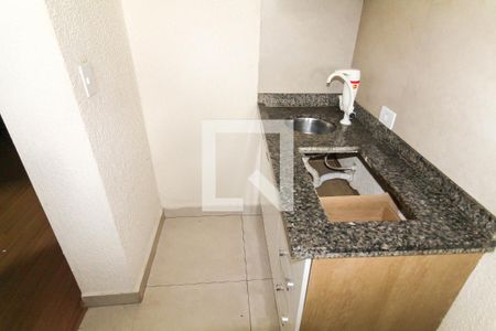 Cozinha de kitnet/studio para alugar com 1 quarto, 19m² em Mooca, São Paulo