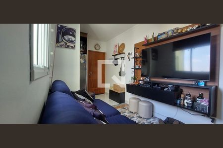 Sala de apartamento à venda com 2 quartos, 89m² em Vila Linda, Santo André