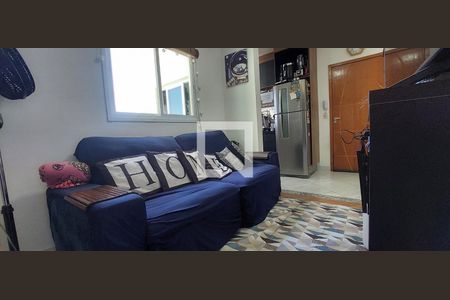Sala  de apartamento para alugar com 2 quartos, 89m² em Vila Linda, Santo André