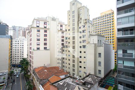 Vista da Sala/Quarto de kitnet/studio para alugar com 1 quarto, 30m² em Consolação, São Paulo