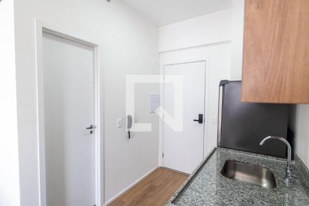 Cozinha de kitnet/studio para alugar com 1 quarto, 25m² em Vila Clementino, São Paulo