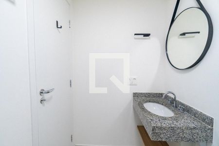 Banheiro de kitnet/studio para alugar com 1 quarto, 25m² em Vila Clementino, São Paulo