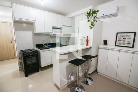 Cozinha de apartamento para alugar com 1 quarto, 31m² em Asa Norte, Brasília