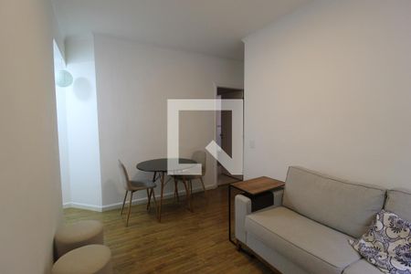 Sala de apartamento para alugar com 1 quarto, 39m² em Indianópolis, São Paulo