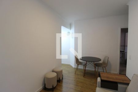 Sala de apartamento para alugar com 1 quarto, 39m² em Indianópolis, São Paulo