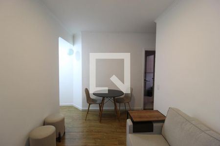 Sala de apartamento para alugar com 1 quarto, 39m² em Indianópolis, São Paulo