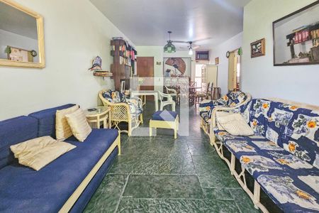 Sala de apartamento para alugar com 4 quartos, 120m² em Jardim Vitória, Guarujá