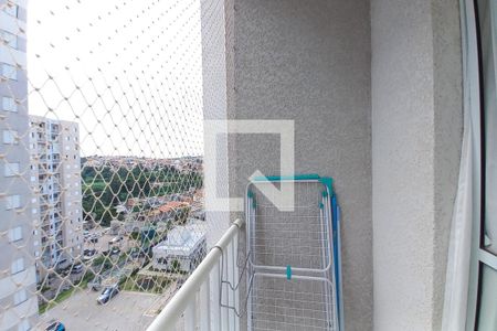 Varanda da Sala de apartamento à venda com 2 quartos, 48m² em Jardim Samambaia, Campinas