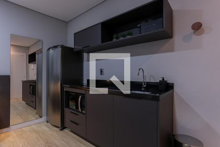 Cozinha de apartamento para alugar com 1 quarto, 25m² em Centro Histórico, Porto Alegre