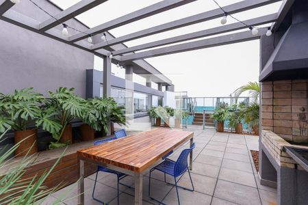 Área comum - Churrasqueira de apartamento para alugar com 1 quarto, 25m² em Centro Histórico, Porto Alegre