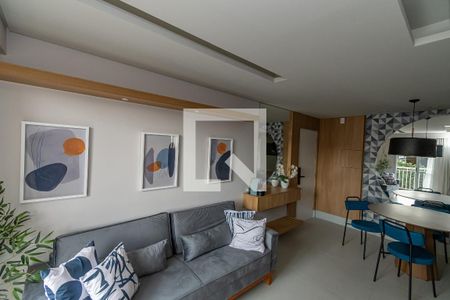 Sala de Estar/jantar  de apartamento para alugar com 3 quartos, 69m² em Vila Nova, Campinas