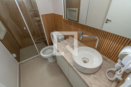Detalhe Banheiro da Suíte  de apartamento para alugar com 3 quartos, 69m² em Vila Nova, Campinas