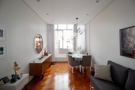 Sala de apartamento para alugar com 3 quartos, 160m² em Boa Viagem, Belo Horizonte