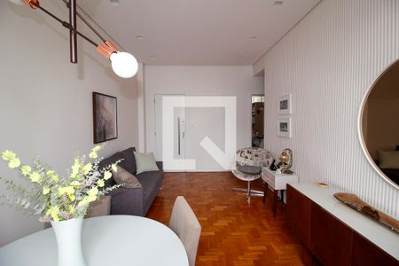 Sala de apartamento para alugar com 3 quartos, 160m² em Boa Viagem, Belo Horizonte