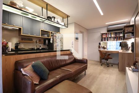 Sala de apartamento à venda com 1 quarto, 52m² em Vila Leopoldina, São Paulo