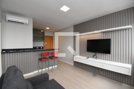 Sala de apartamento para alugar com 1 quarto, 35m² em Centro, Curitiba