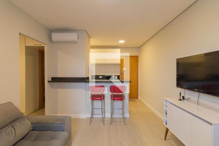 Sala de apartamento para alugar com 1 quarto, 35m² em Centro, Curitiba