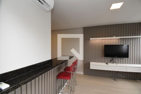 Sala de apartamento para alugar com 1 quarto, 35m² em Centro, Curitiba