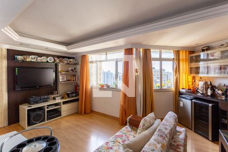 Sala  de apartamento à venda com 4 quartos, 157m² em Sion, Belo Horizonte