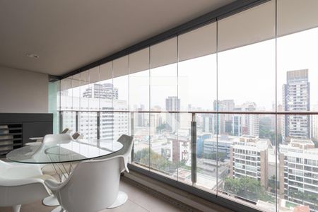Varanda de apartamento para alugar com 1 quarto, 68m² em Vila Nova Conceição, São Paulo