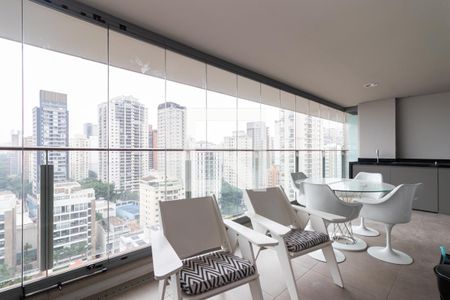 Varanda de apartamento para alugar com 1 quarto, 68m² em Vila Nova Conceição, São Paulo