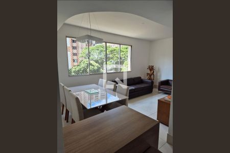 Sala de apartamento à venda com 3 quartos, 99m² em Sion, Belo Horizonte