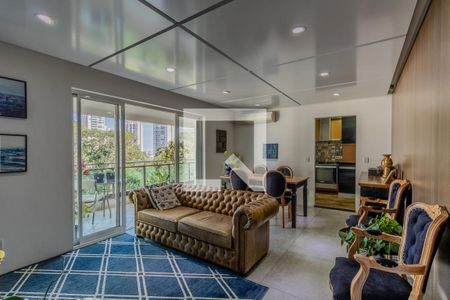 Sala de apartamento à venda com 4 quartos, 131m² em Vila Andrade, São Paulo