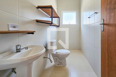 Banheiro da Suíte 1 de casa para alugar com 3 quartos, 130m² em Balneario Praia do Perequê, Guarujá