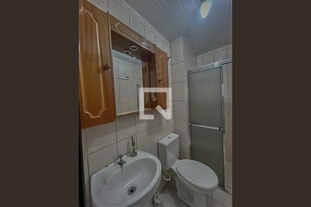 Banheiro de kitnet/studio à venda com 1 quarto, 23m² em Cristo Rei, São Leopoldo