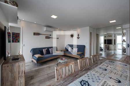 Sala de apartamento para alugar com 1 quarto, 75m² em Pompéia, Santos