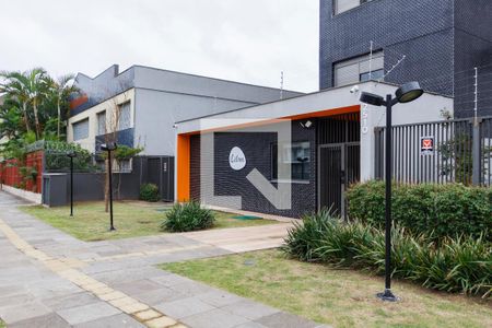 Apartamento para alugar com 44m², 1 quarto e 1 vagaFachada e portaria