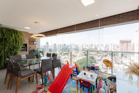 Varanda de apartamento à venda com 3 quartos, 133m² em Vila Gertrudes, São Paulo