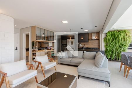 Sala de apartamento para alugar com 3 quartos, 133m² em Vila Gertrudes, São Paulo