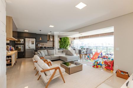 Sala de apartamento à venda com 3 quartos, 133m² em Vila Gertrudes, São Paulo