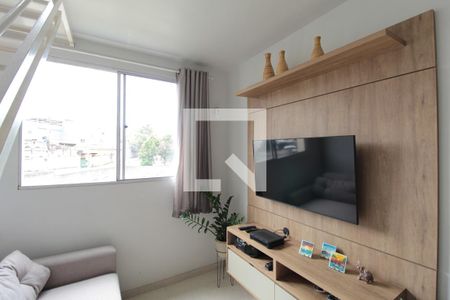 Sala de apartamento à venda com 3 quartos, 122m² em Jaqueline, Belo Horizonte