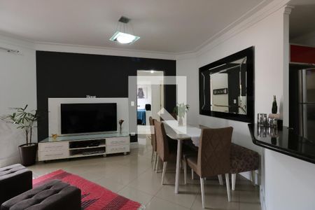 Sala de apartamento à venda com 3 quartos, 82m² em Vila Assunção, Santo André
