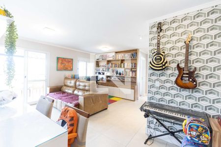 Sala de apartamento à venda com 2 quartos, 92m² em Vila Anastácio, São Paulo