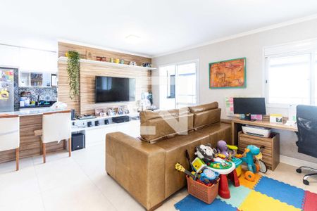 Sala de apartamento à venda com 2 quartos, 92m² em Vila Anastácio, São Paulo