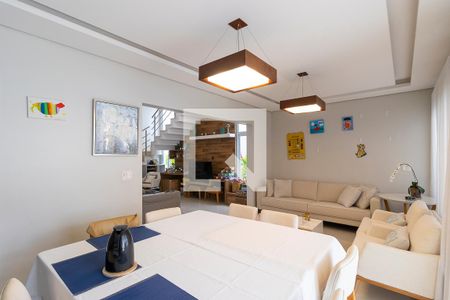 Sala de jantar de casa de condomínio para alugar com 3 quartos, 261m² em Swiss Park, Campinas