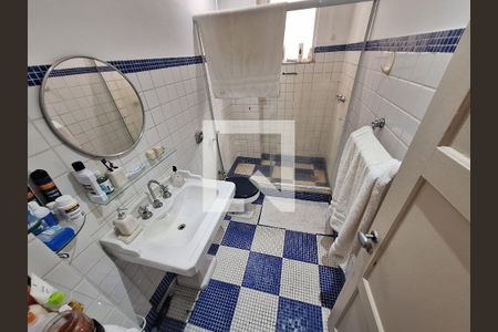 Banheiro  de apartamento à venda com 1 quarto, 65m² em Laranjeiras, Rio de Janeiro