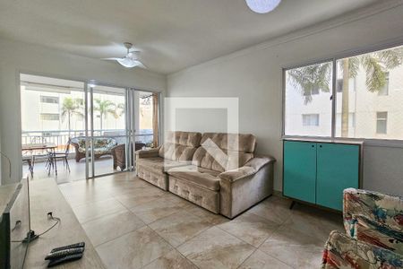Sala de apartamento para alugar com 3 quartos, 121m² em Vila Alzira, Guarujá