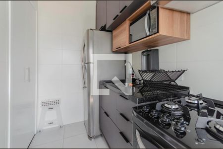Cozinha de apartamento para alugar com 1 quarto, 27m² em Vila Dom Pedro I, São Paulo