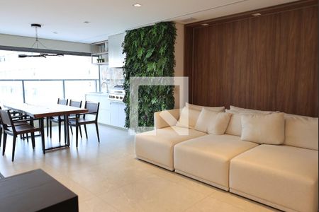 Sala de apartamento para alugar com 3 quartos, 115m² em Indianópolis, São Paulo