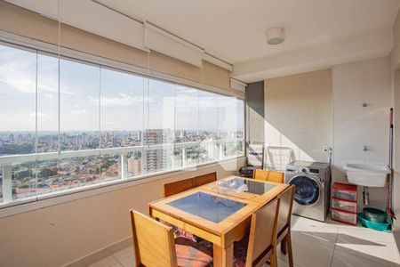 Varanda da Sala de apartamento para alugar com 1 quarto, 41m² em Vila Dom Pedro I, São Paulo