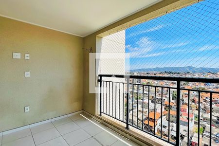 Varanda da Sala de apartamento para alugar com 2 quartos, 68m² em Jardim Flor da Montanha, Guarulhos
