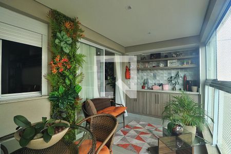 Varanda de apartamento à venda com 3 quartos, 91m² em Parque das Nações, Santo André
