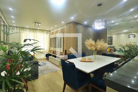 Sala de apartamento à venda com 3 quartos, 91m² em Parque das Nações, Santo André